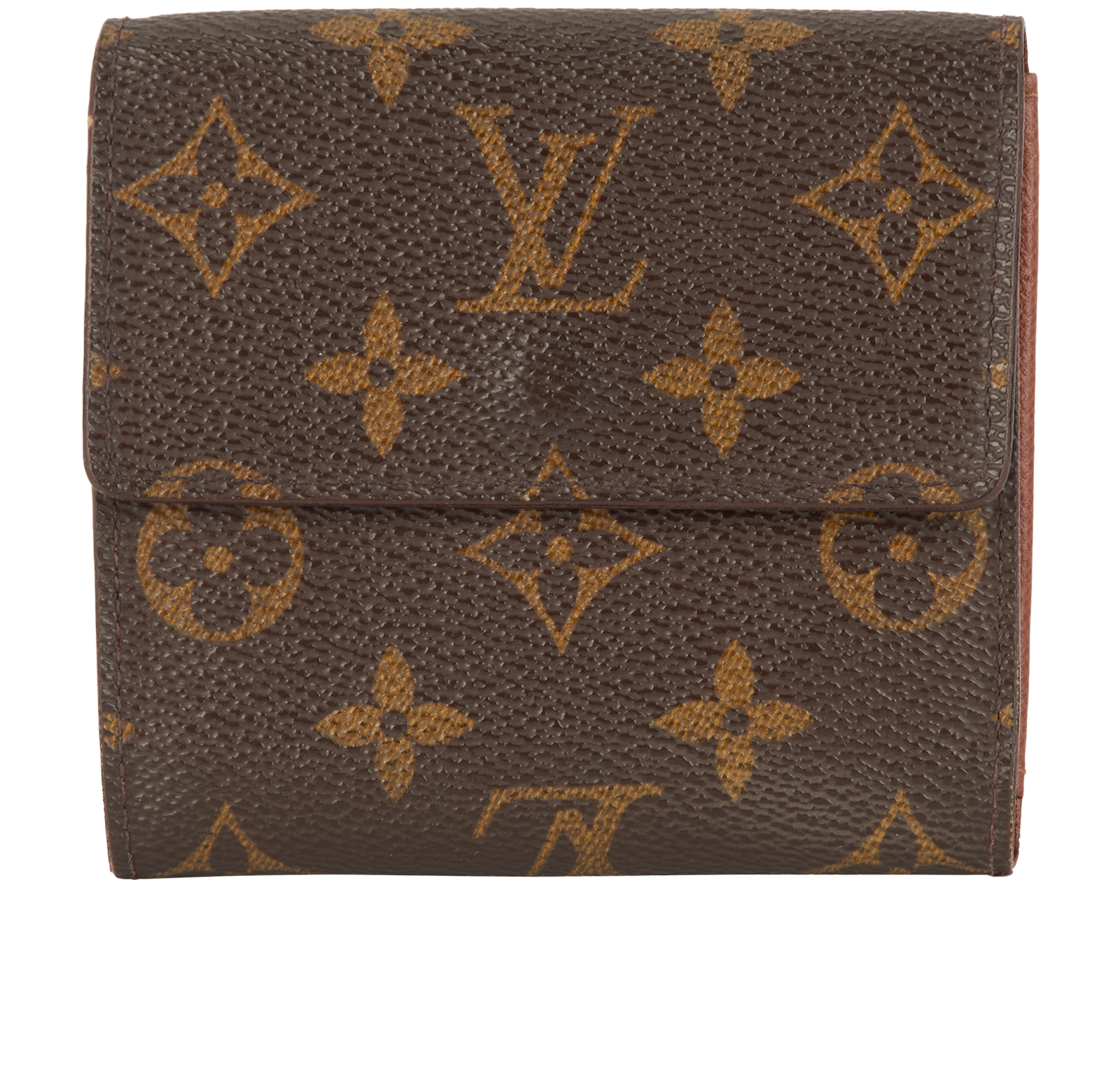 Louis Vuitton Elise Wallet, &pound;160, Accessories, Brown, Canvas, Back view